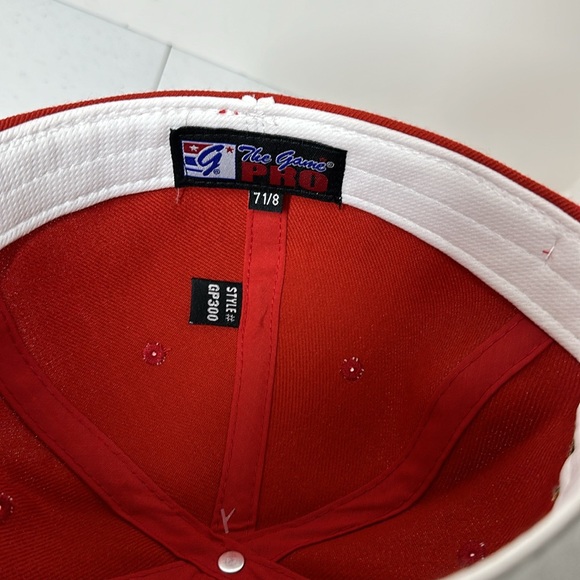 The Game Pro Hat Glacier Range Riders Goat Montana Baseball On Field Cap 7 1/8 - Picture 7 of 7